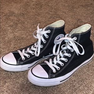 Black High top converse